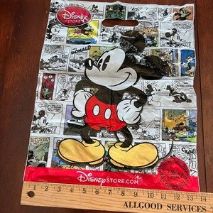 Authentic Disney Store plastic bag, comic strip, Mickey/Minnie